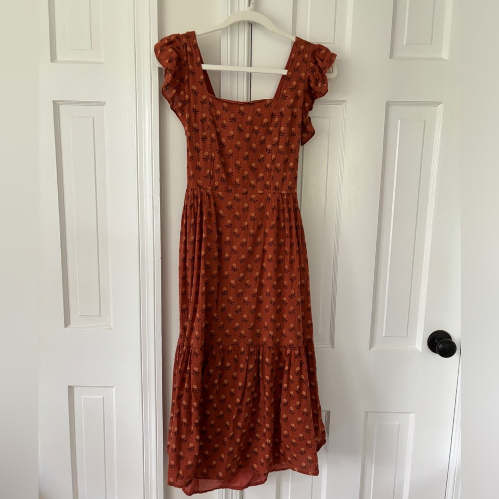 Madewell tie-back dress
